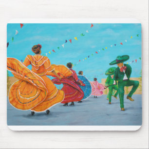 Baile Folklorico Dance Mouse Mat