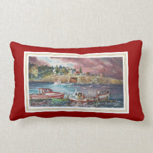 Bailey Island Cribstone Bridge Pillow