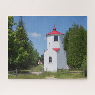 Baileys Harbor Range Lights Jigsaw Puzzle