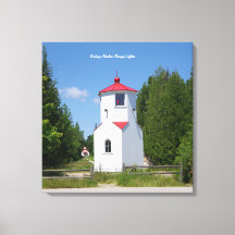 Baileys Harbour Range Lights canvas print