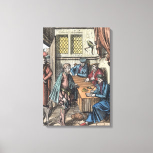 Bailliage, or Tribunal of the King's Bailiff, afte Canvas Print