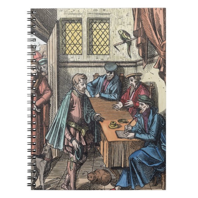 Bailliage, or Tribunal of the King's Bailiff, afte Notebook (Front)