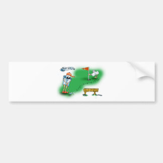Bailout Open - Golf Bumper Sticker