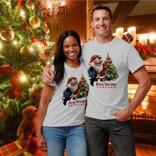 Bain Scottie Dog Christmas Personalised T-Shirt