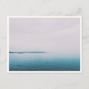 Bainbridge Island Foggy Ferry Ride Photo Postcard