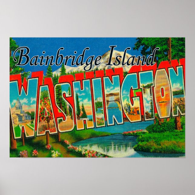 Bainbridge Island, Washington Poster (Front)