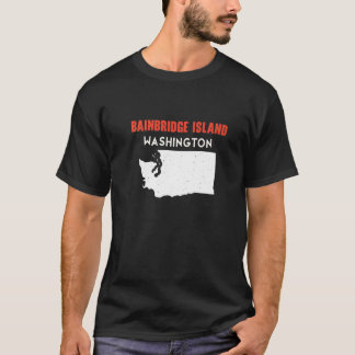 Bainbridge Island Washington USA State America Tra T-Shirt
