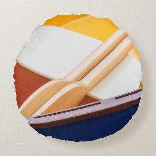 Bainbridge Island Wooden Boat Festival 2 Round Cushion