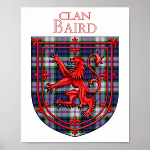 Baird Dress Tartan Scottish Plaid Poster