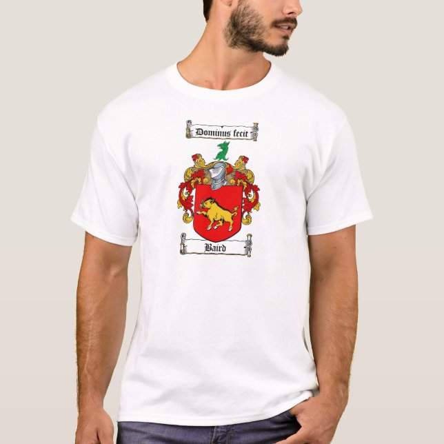 BAIRD FAMILY CREST -  BAIRD COAT OF ARMS T-Shirt (Front)