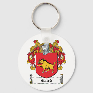 Baird Family Crest Key Ring