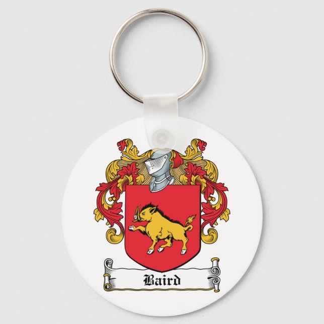 Baird Family Crest Key Ring (Front)