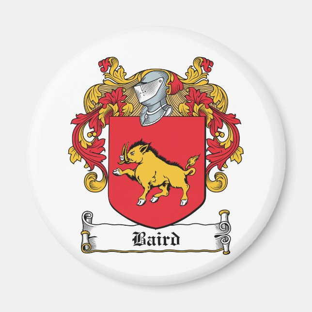 Baird Family Crest Magnet (Front)