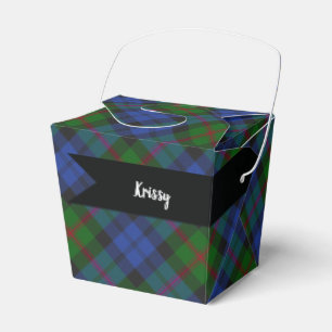 Baird Scottish Tartan Plaid Pattern Favour Box