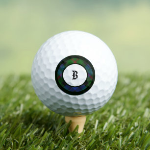 Baird Tartan Clan Plaid Pattern Golf Balls