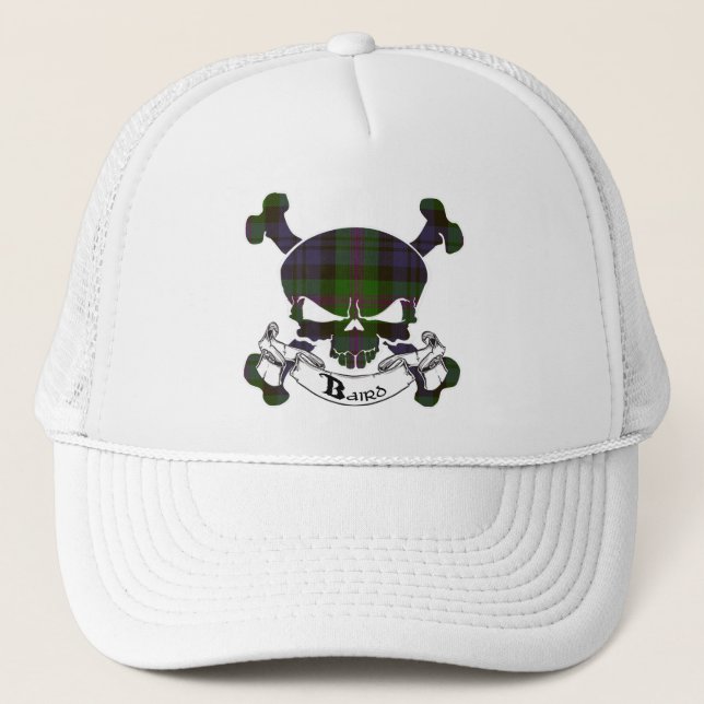 Baird Tartan Skull Hat (Front)