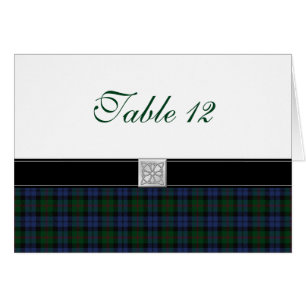 Baird Tartan Special Occasion Table Card