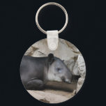 Baird's Tapir Keychain<br><div class="desc">Baird's Tapir with a long snout.</div>