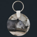 Baird's Tapir Keychain<br><div class="desc">Baird's Tapir with a long snout.</div>