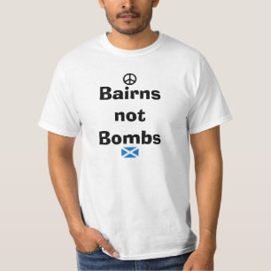 Bairns Not Bombs Scottish Independence T-Shirt