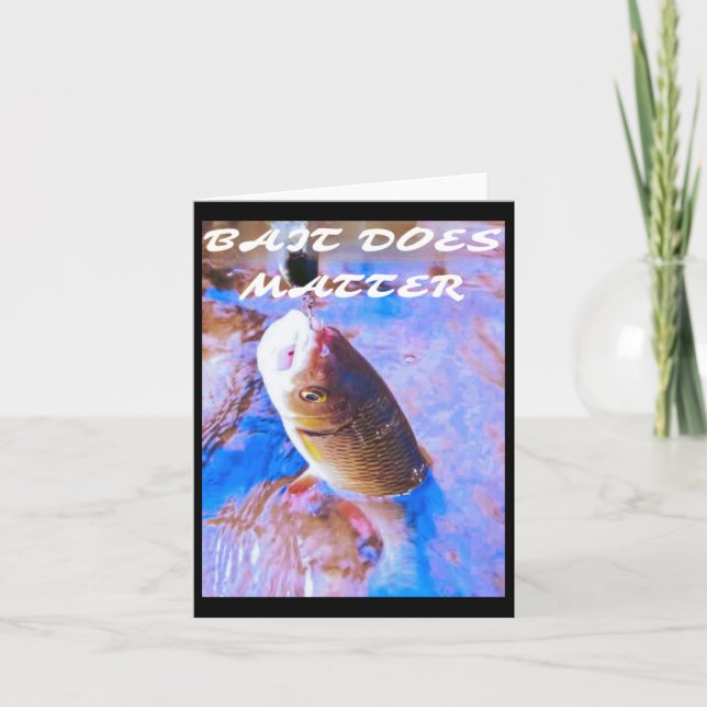 Bait Does Sticker  Card (Front)