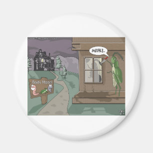 Baits Motel Funny Fishing Cartoon Gifts & Tees Magnet