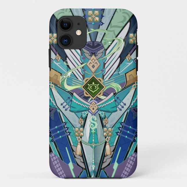 Baizhu Mecha Genshin Impact Case-Mate iPhone Case (Back)