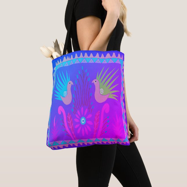 Baja Birds Tote Bag (Close Up)