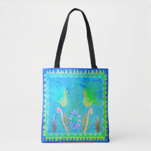 Baja Birds Vintage Tote Bag