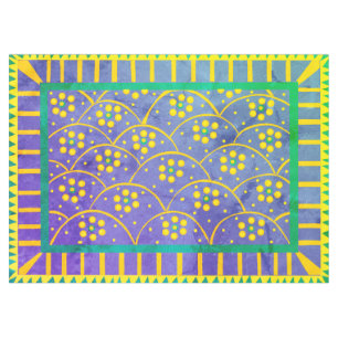 Baja Blooms Vintage Tablecloth