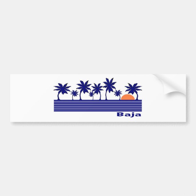 Baja Bumper Sticker (Front)