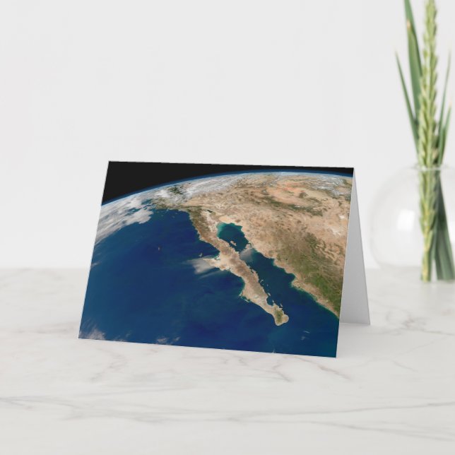 Baja California And The Pacific Coast Of Mexico. Card (Front)