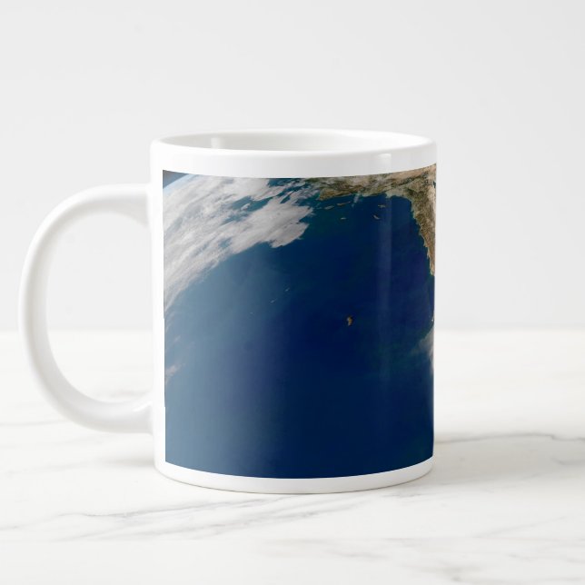 Baja California And The Pacific Coast Of Mexico. Large Coffee Mug (Left)