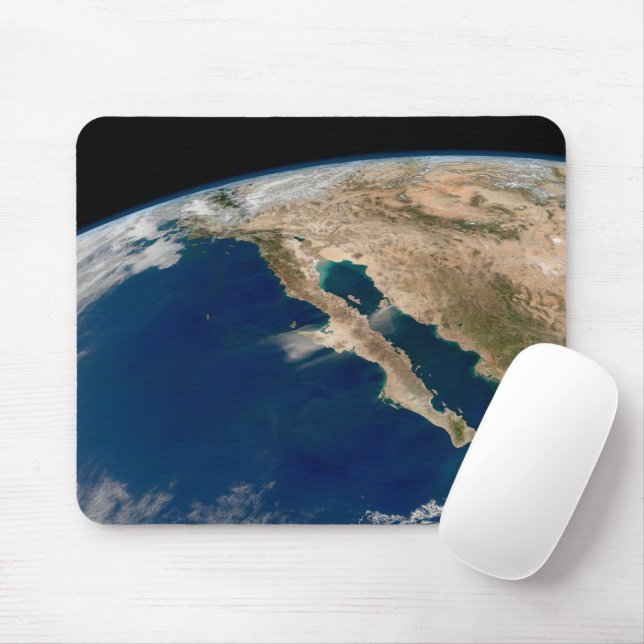 Baja California And The Pacific Coast Of Mexico. Mouse Mat (With Mouse)
