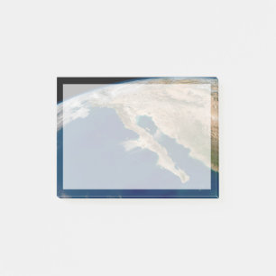 Baja California And The Pacific Coast Of Mexico. Post-it Notes