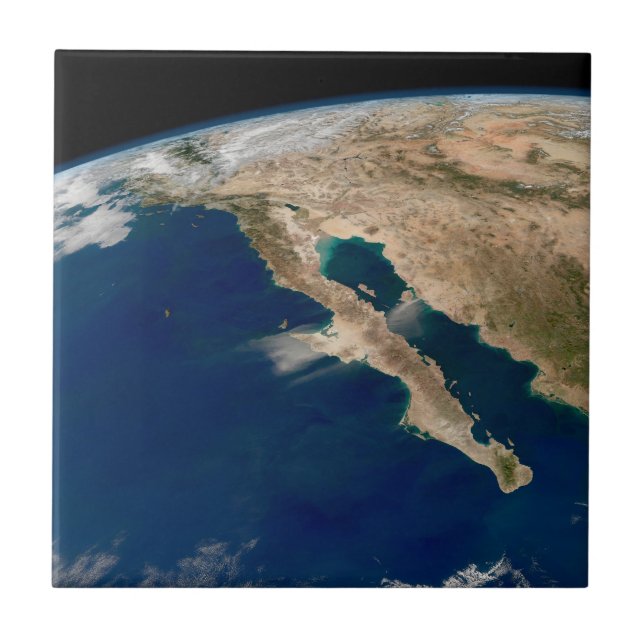 Baja California And The Pacific Coast Of Mexico. Tile (Front)