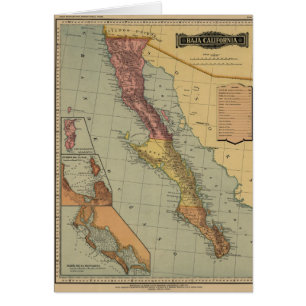 Baja California Antique Map