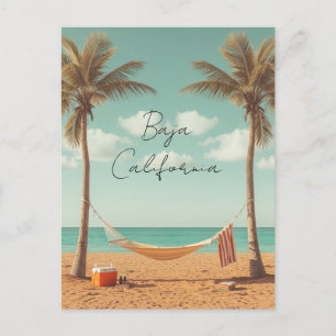 Baja California Beach Travel Postcard