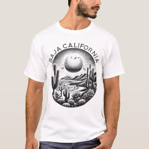 Baja California Desert Cactus Plants Adventure T-Shirt