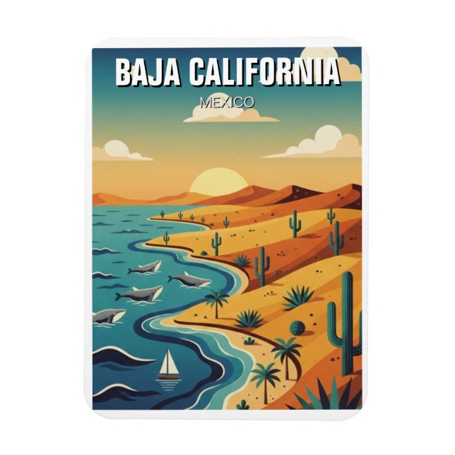 Baja California Magnet (Vertical)