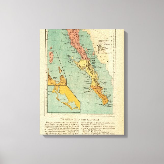Baja California, Mexico Canvas Print (Front)