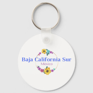Baja California Mexico Travel Destination Key Ring