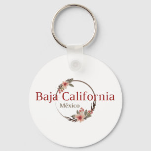 Baja California Mexico Travel Destination Key Ring