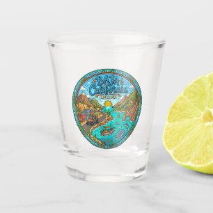 Baja California Peninsula Mexico Shot Glass
