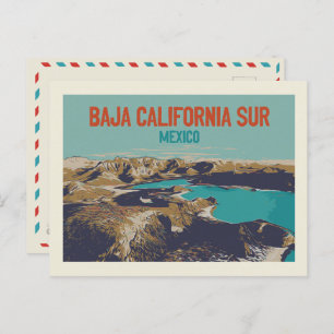 Baja California Sur lanscape, Mexico Postcard