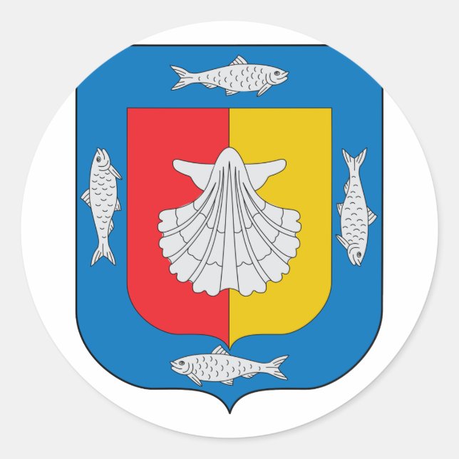 Baja California Sur, Mexico Classic Round Sticker (Front)