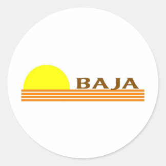 Baja Classic Round Sticker