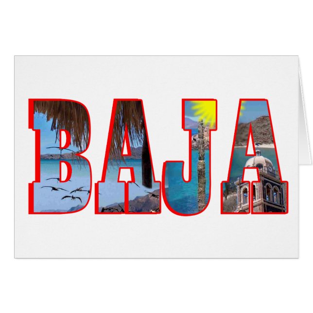 Baja postcard (Front Horizontal)
