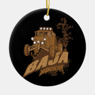 Baja Rocks! Ceramic Tree Decoration