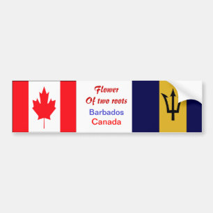 Bajan-canadian bumper stickers